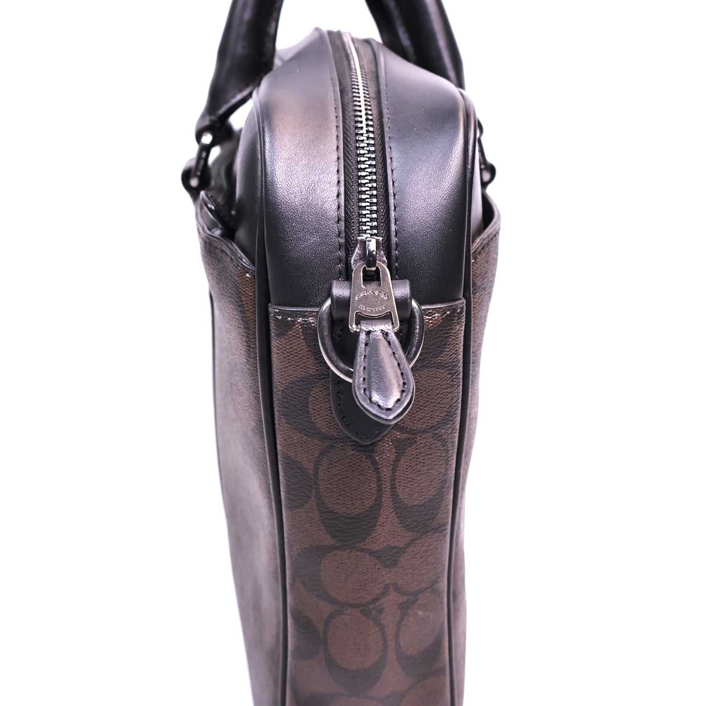 Coach Signature Design Brown Laptop Bag