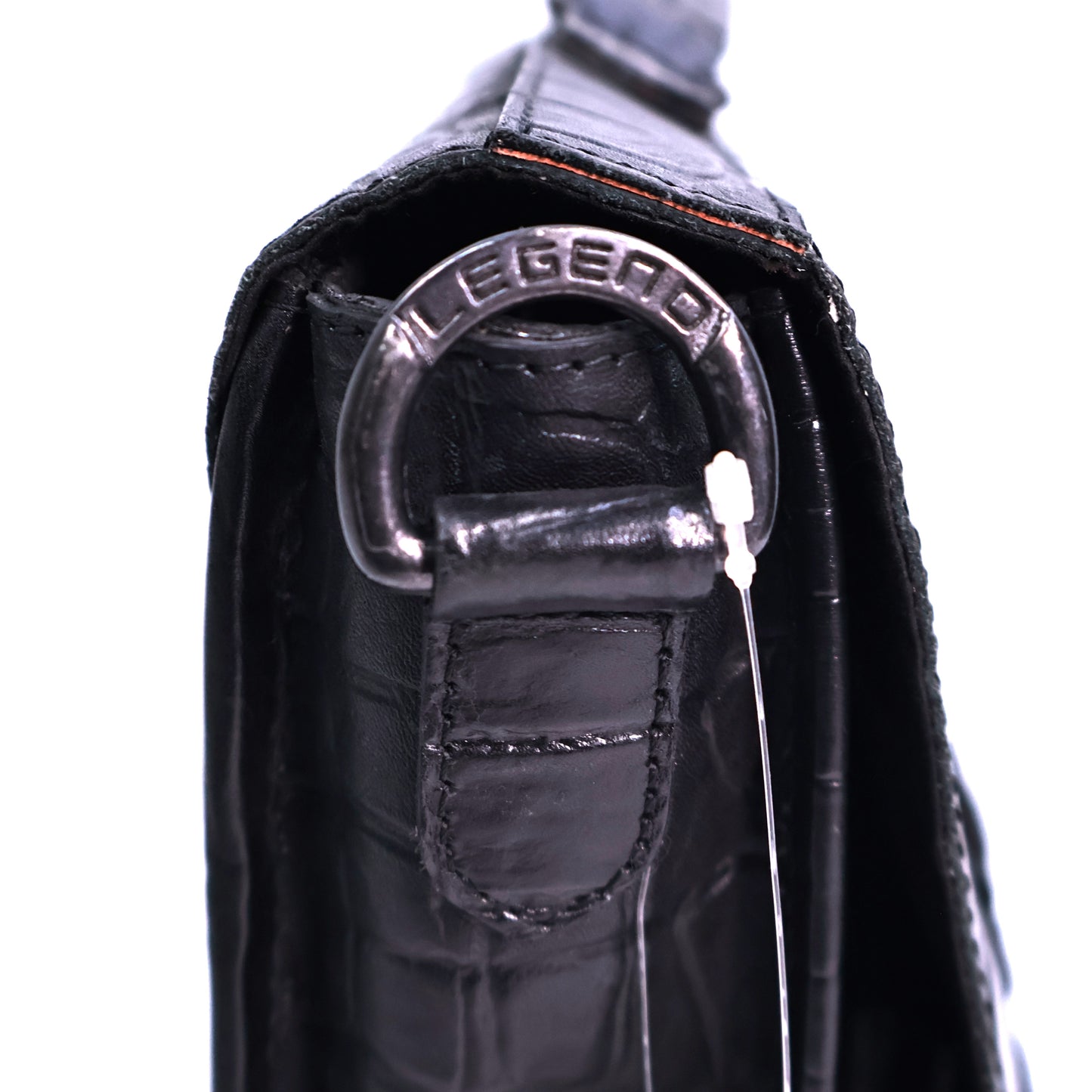 Legend Handcrafted Black Laptop Bag