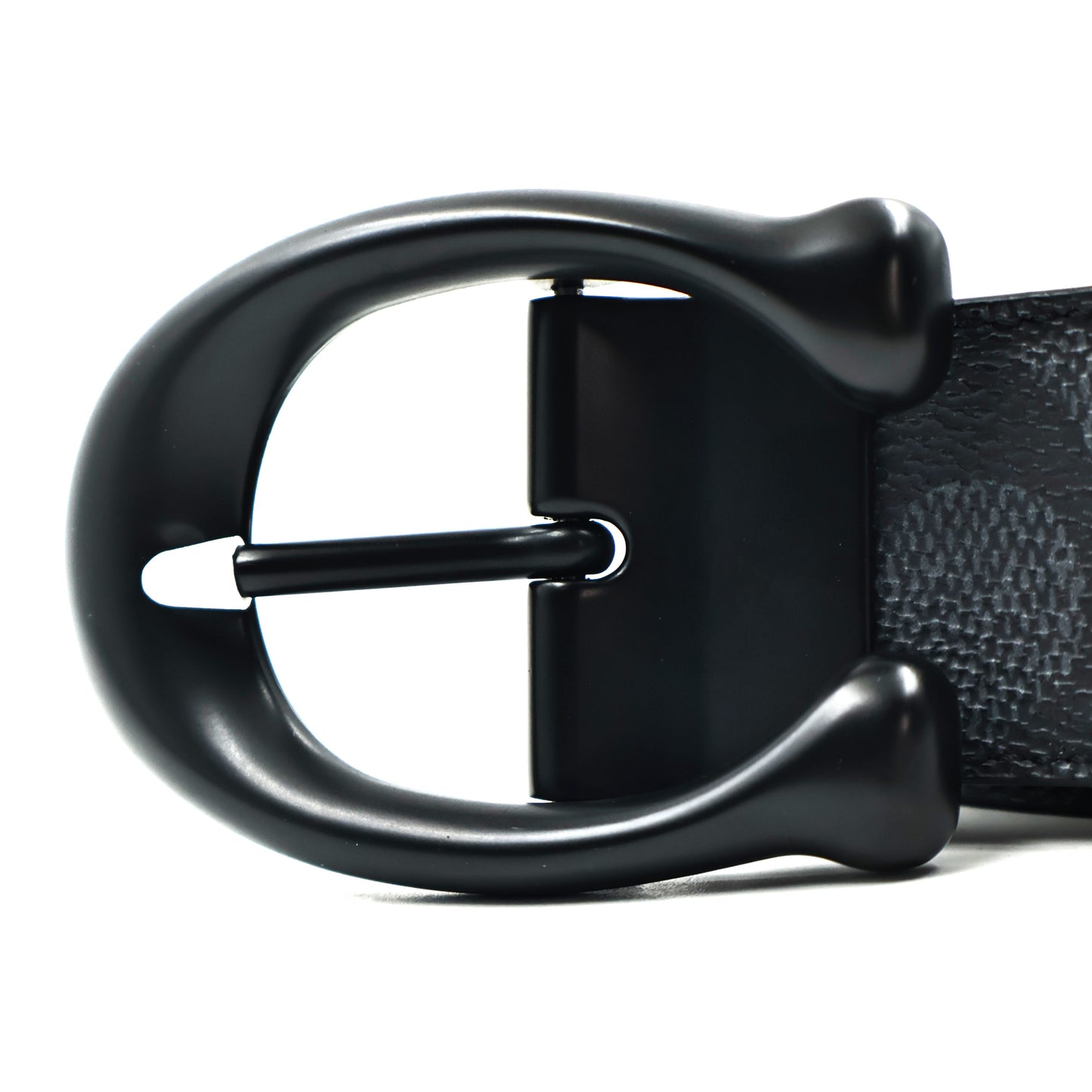 Coach Black Leather Belt