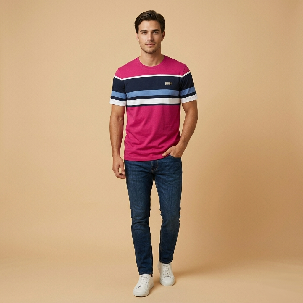 Boss Men's Regular Fit Round Neck T-Shirt