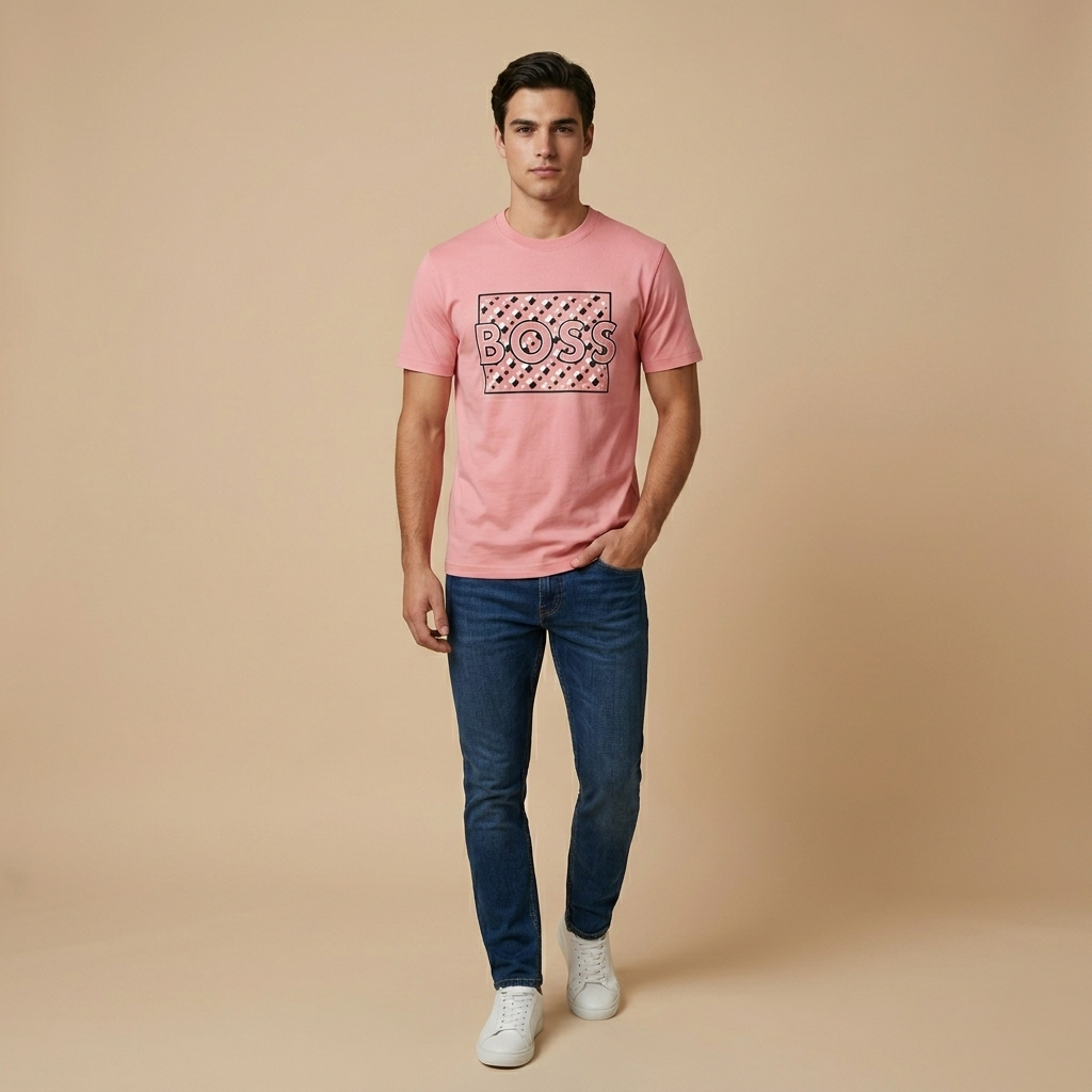 Boss Men's Regular Fit Round Neck T-Shirt