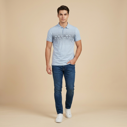 Armani Exchange Men's Regular Fit Collar T-Shirt