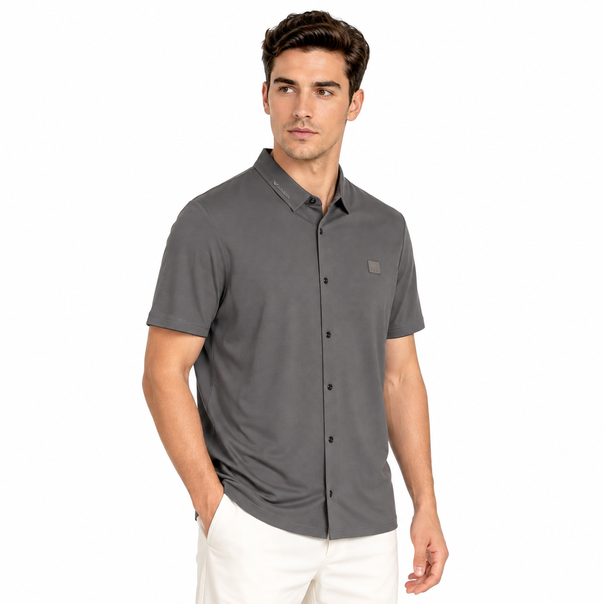 Emporio Armani Slim Fit Half Shirt