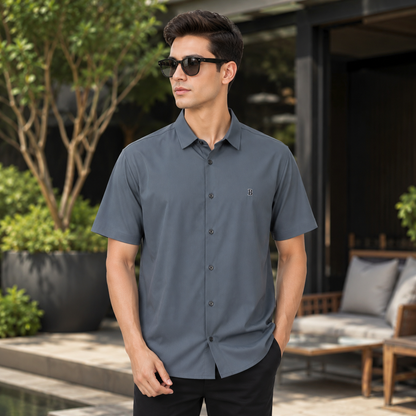 Burberry Slim Fit Half Shirt