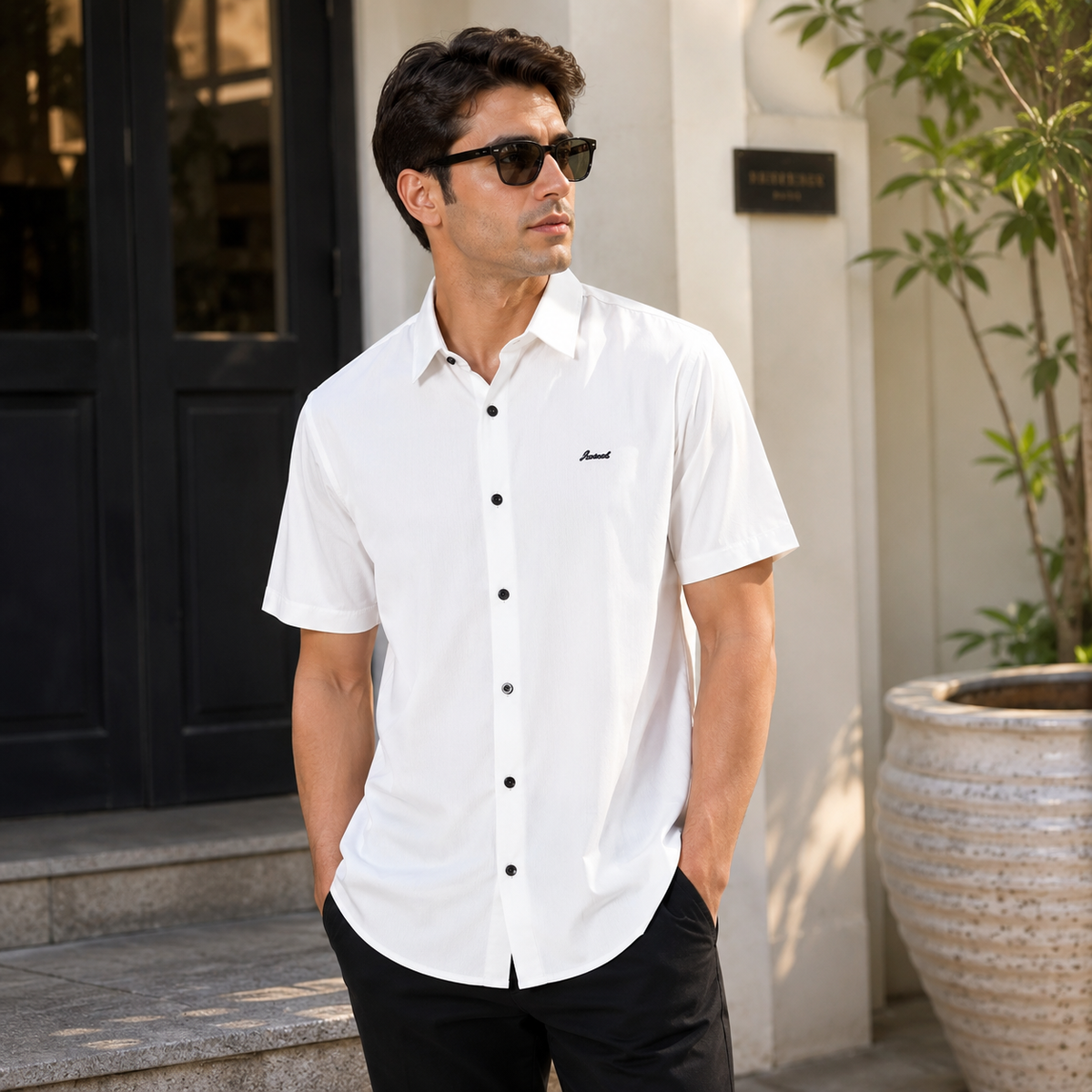 Loro Piana Slim Fit Half Shirt