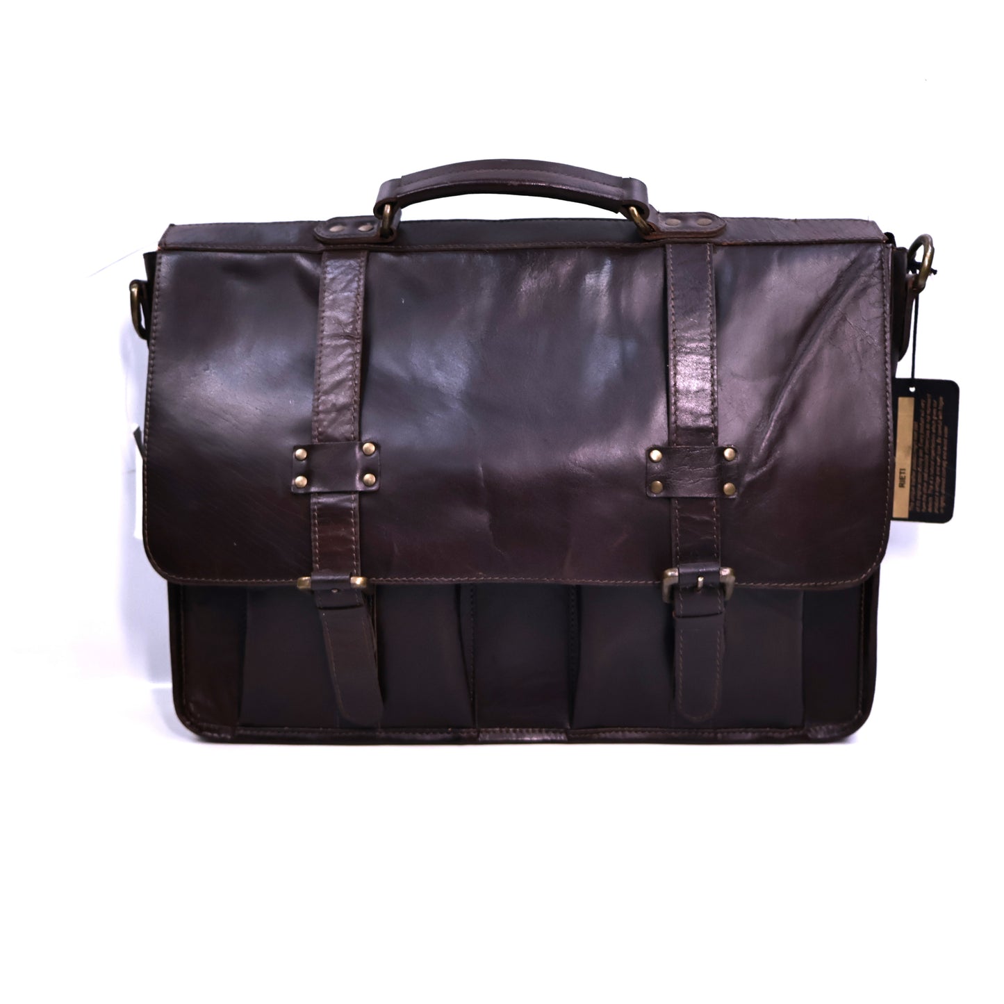 Legend Handcrafted Brown Laptop Bag