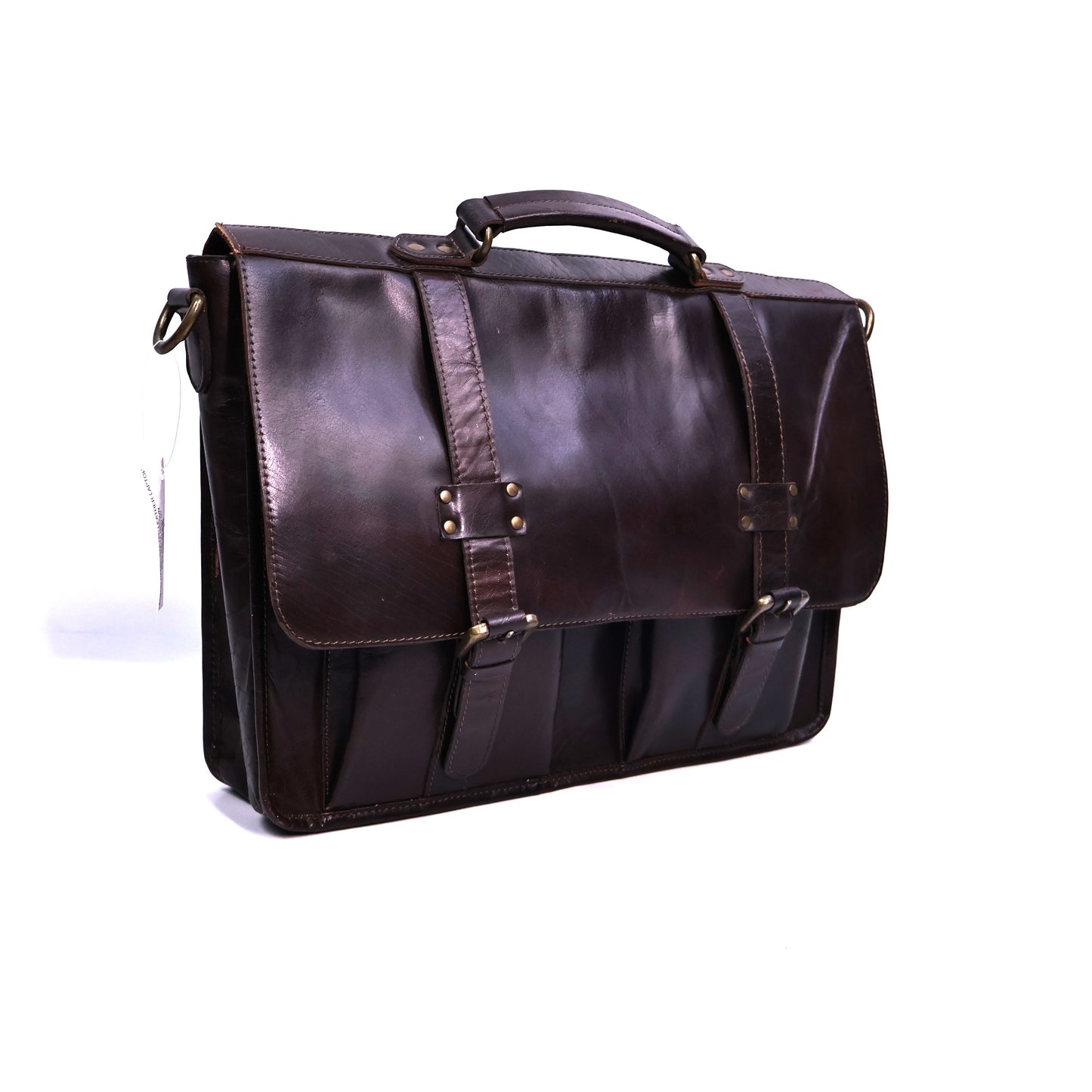 Legend Handcrafted Brown Laptop Bag