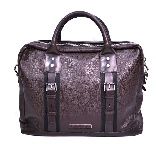 Tommy Hilfiger Brown Laptop Bag