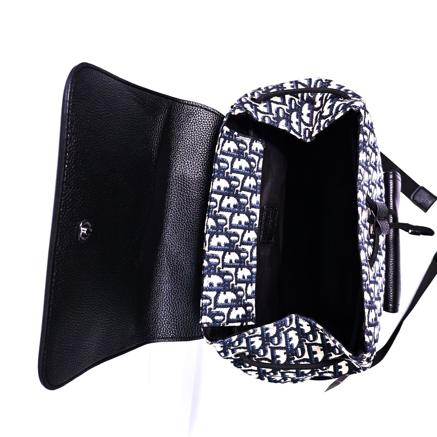 Dior Signature Print Beige/Black Bag Pack