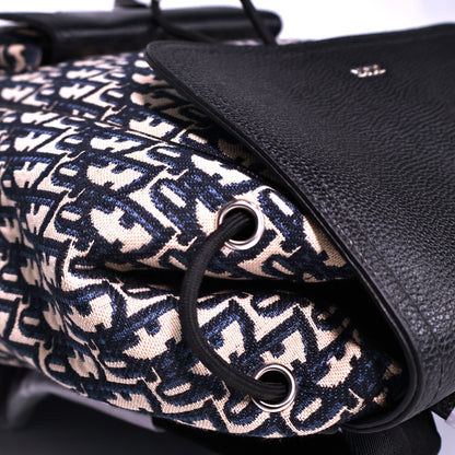 Dior Signature Print Beige/Black Bag Pack