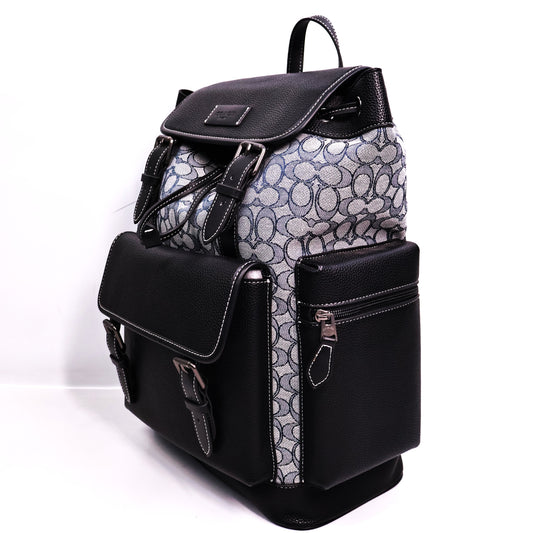 Coach Signature Design Blue/Black Bag Pack