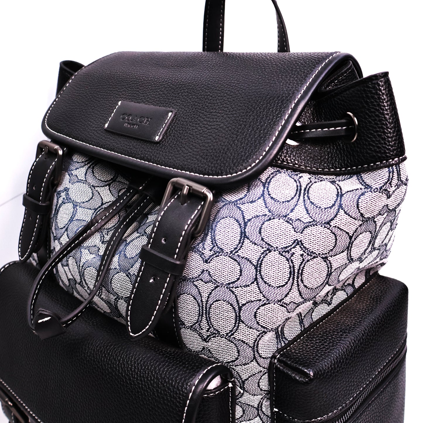 Coach Signature Design Blue/Black Bag Pack