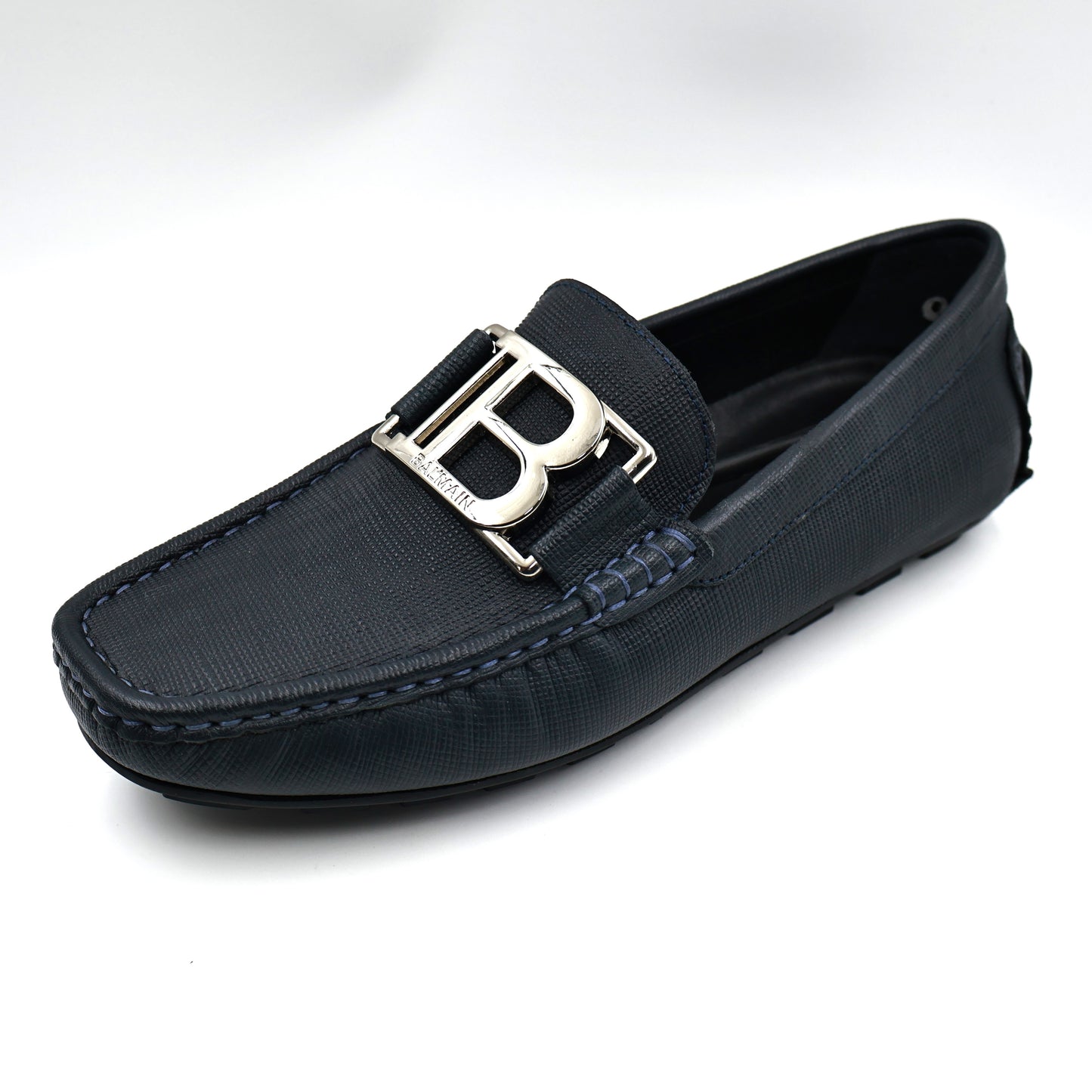 Balmain Blue Loafer Shoe