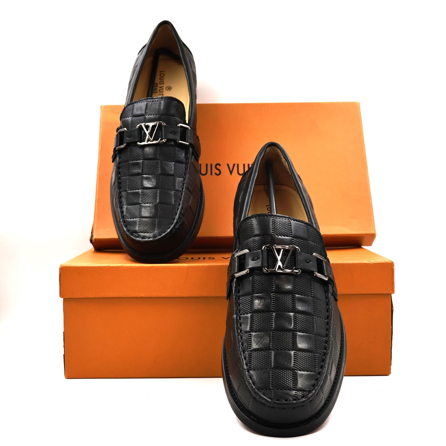 Louis Vuitton Black Loafer Shoe