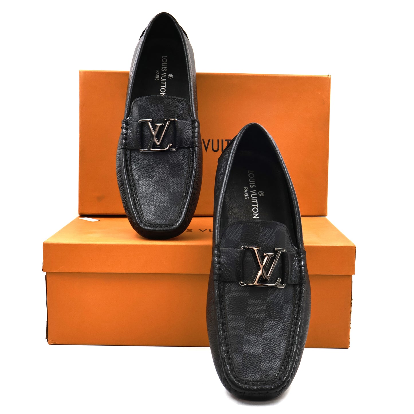 Louis Vuitton Black Loafer Shoe