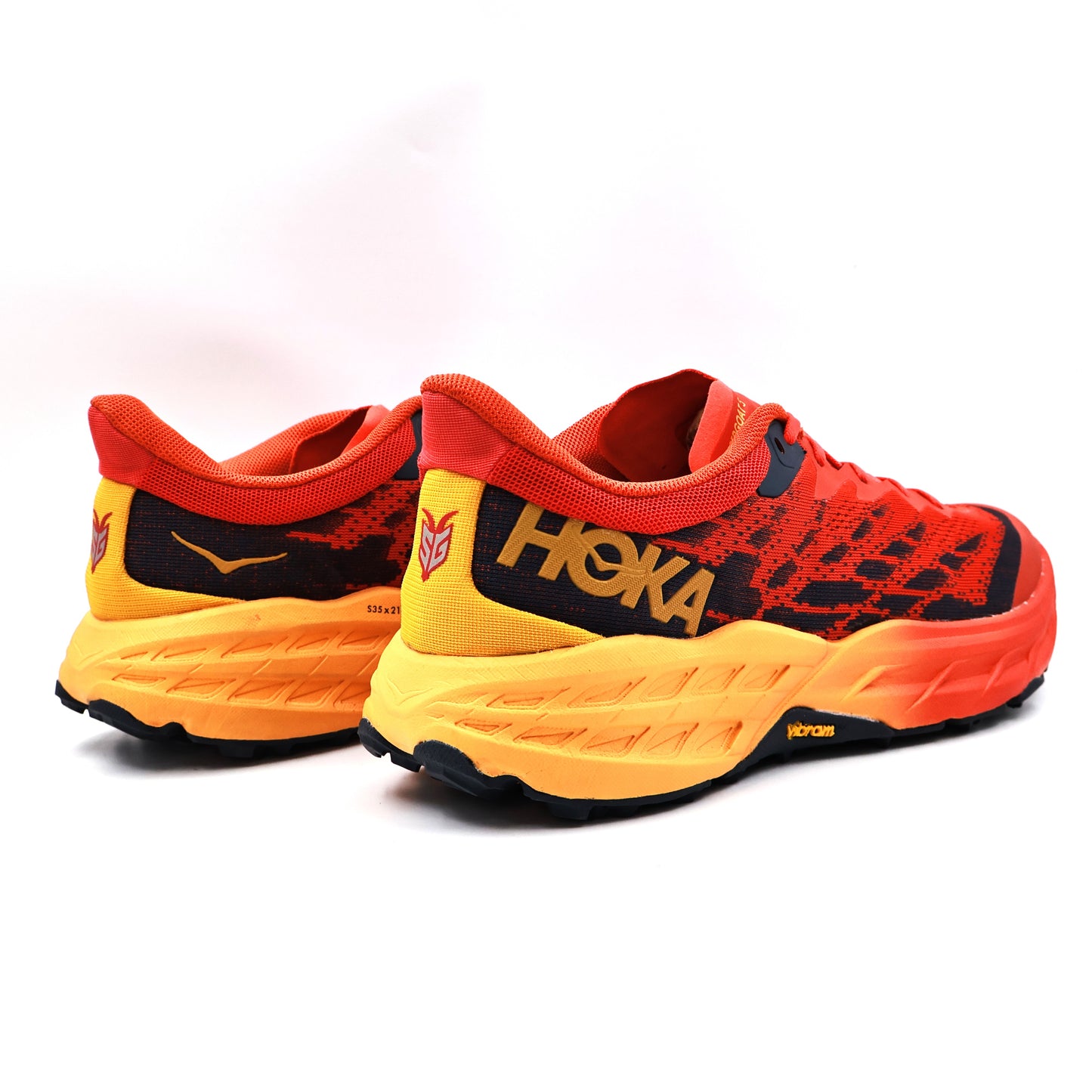 Hoka Yellow & Orange Sport Shoe