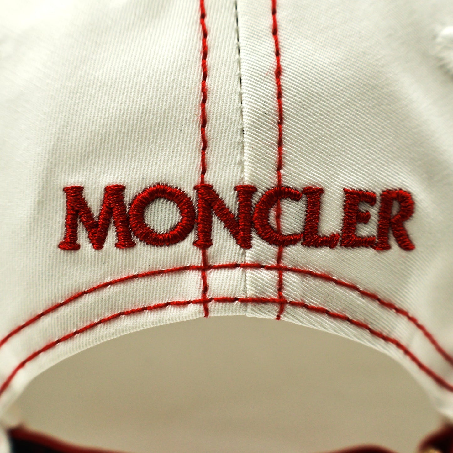Moncler Red-White Cap