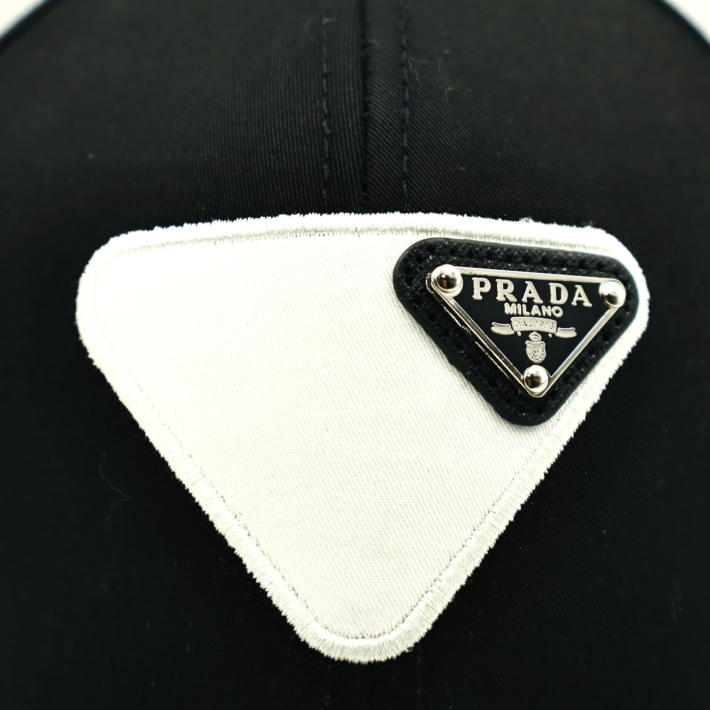 Prada Black-White Cap