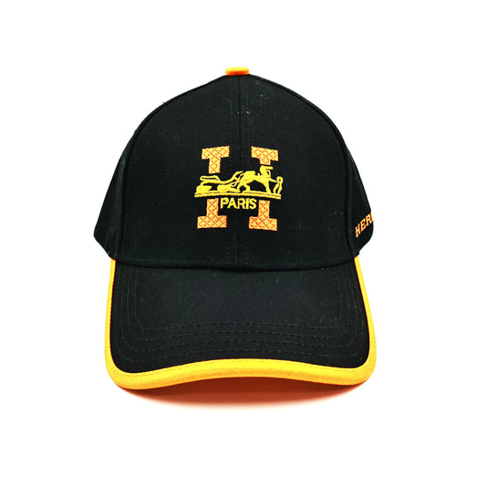 Hermes Black-Orange Cap