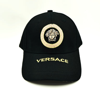 Versace Black Cap