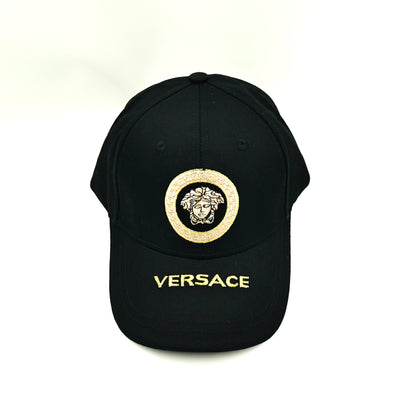 Versace Black Cap