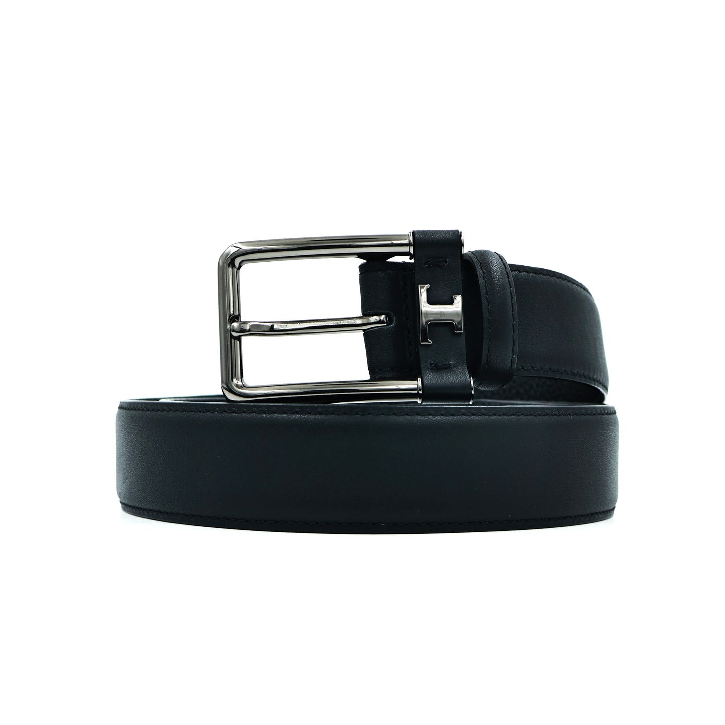 Tods Black Leather Belt