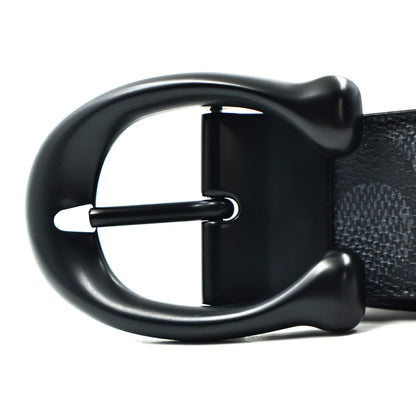 Coach Black Leather Belt