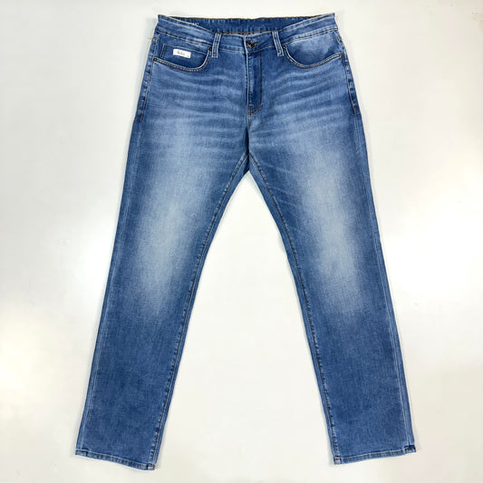 Burberry Relax Fit Light Blue Denim Jeans
