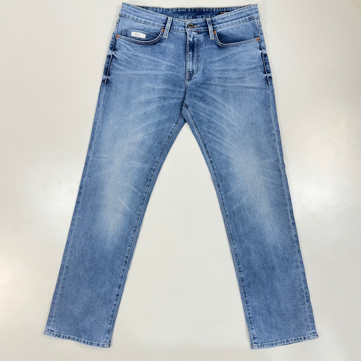 Burberry Relax Fit Glacier Blue Denim Jeans
