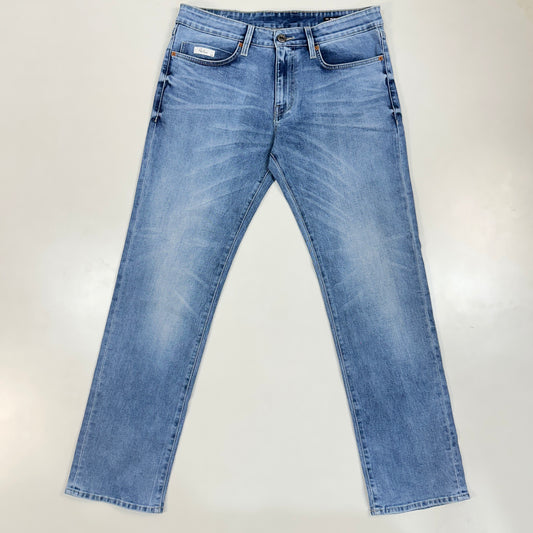 Burberry Relax Fit Glacier Blue Denim Jeans