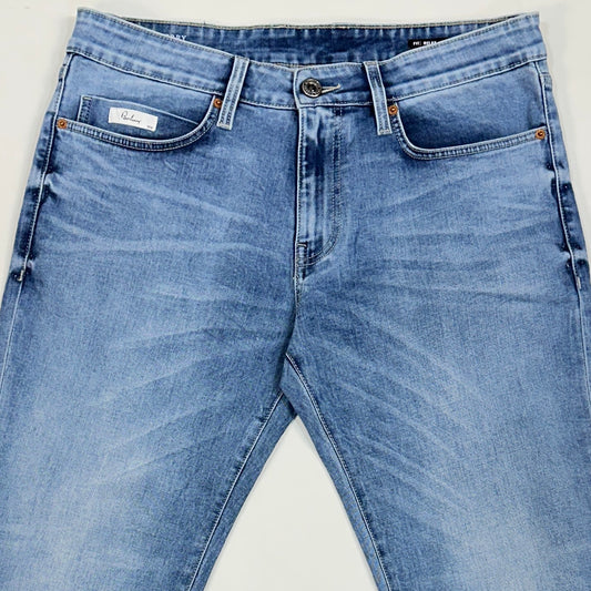 Burberry Relax Fit Glacier Blue Denim Jeans