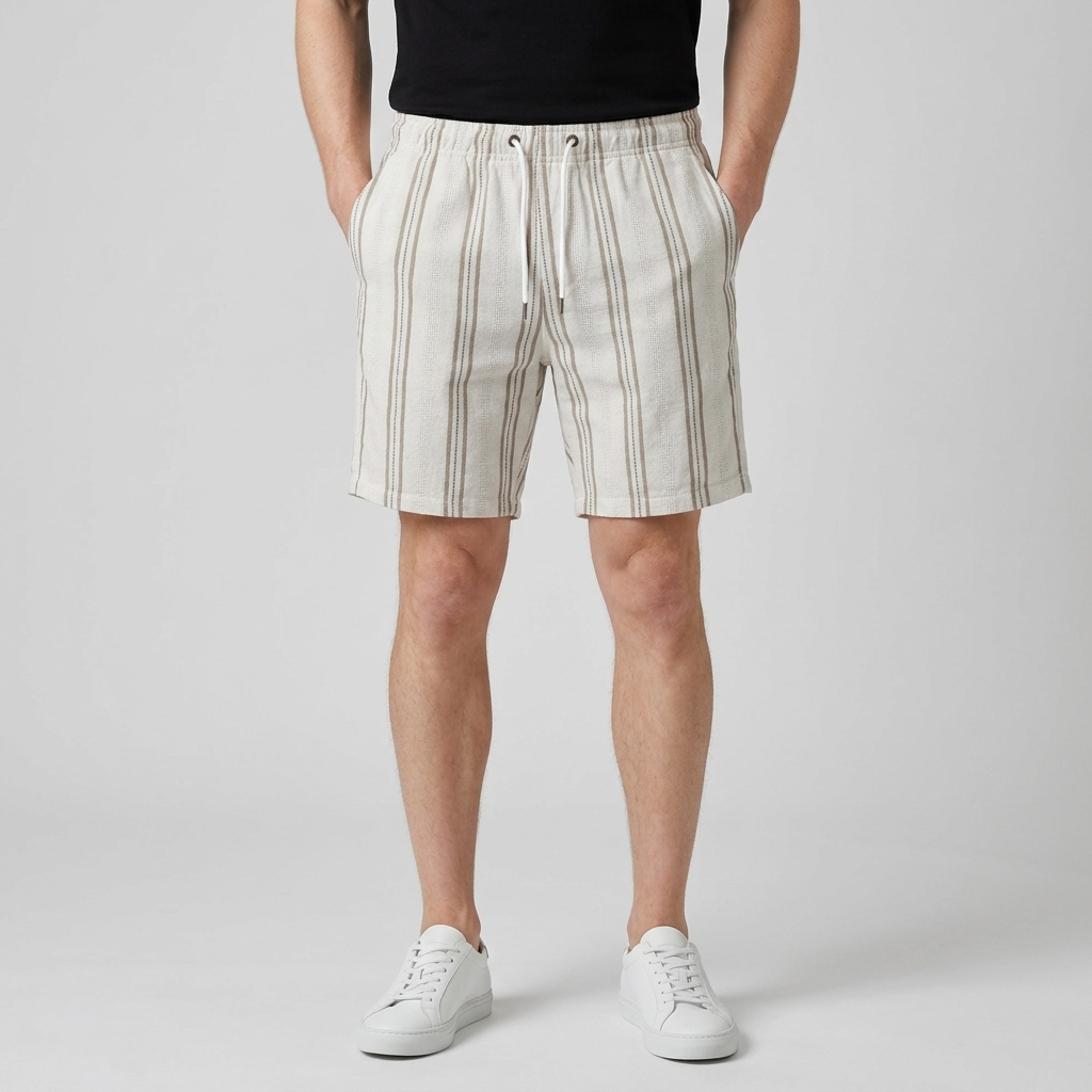 Manta Ray Men's Linen Casual Shorts