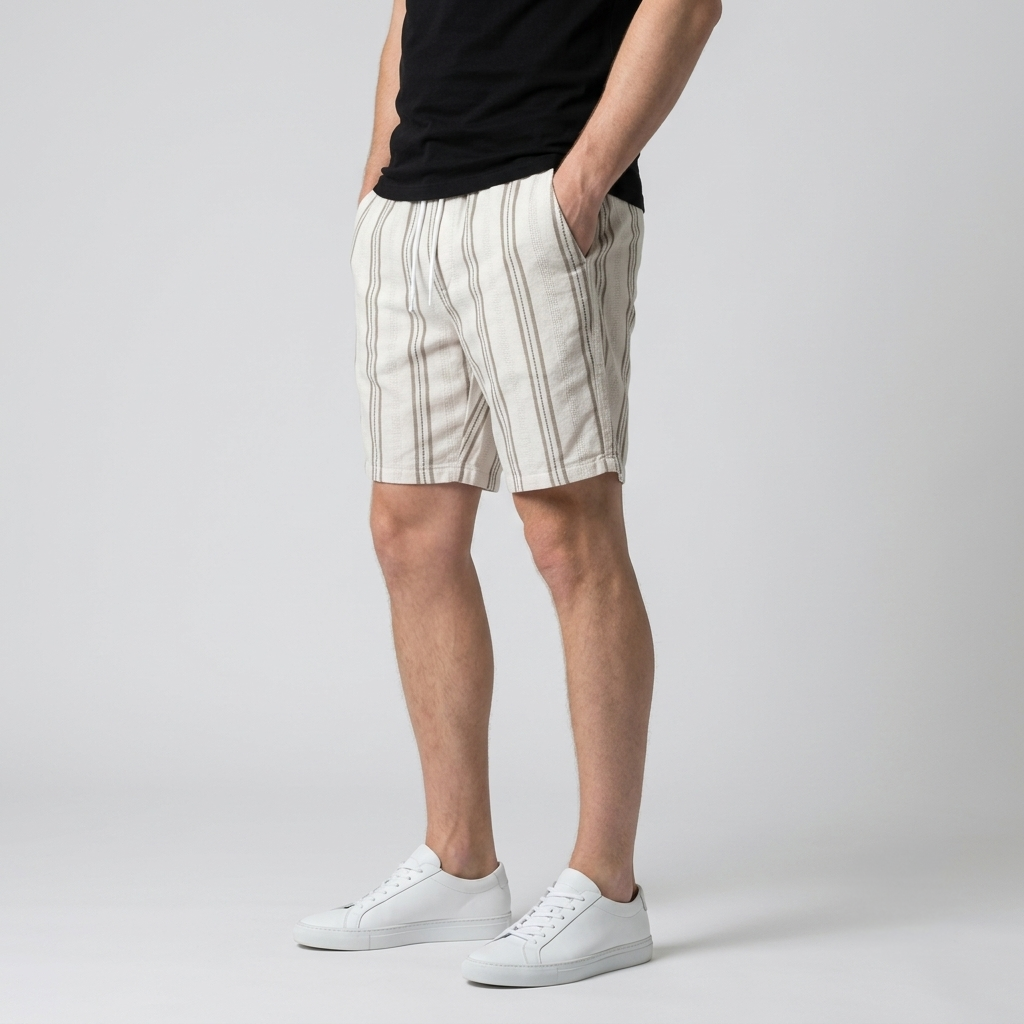 Manta Ray Men's Linen Casual Shorts