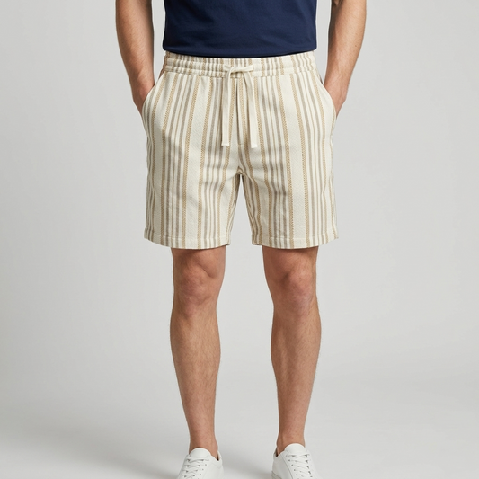 Marfinno Men's Linen Casual Shorts
