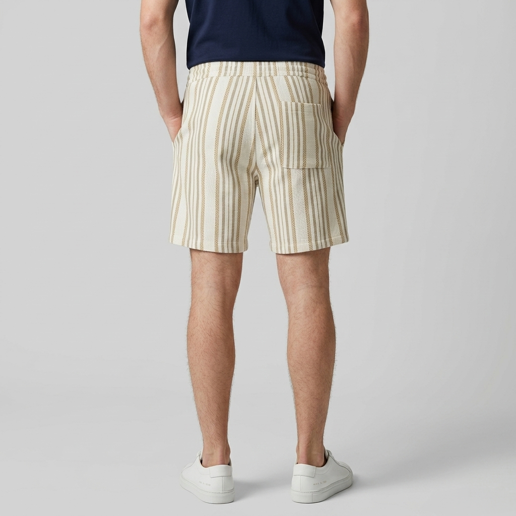 Marfinno Men's Linen Casual Shorts
