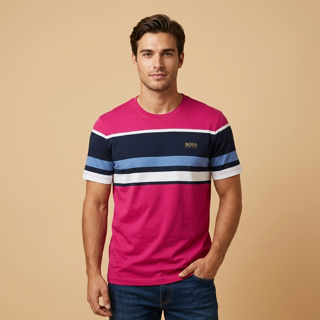 Boss Men's Regular Fit Round Neck T-Shirt