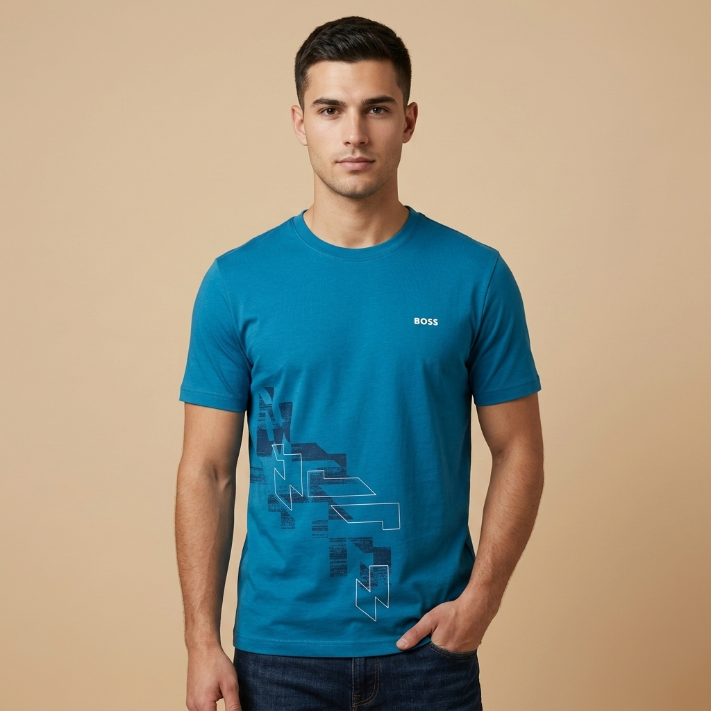 Boss Men's Regular Fit Round Neck T-Shirt