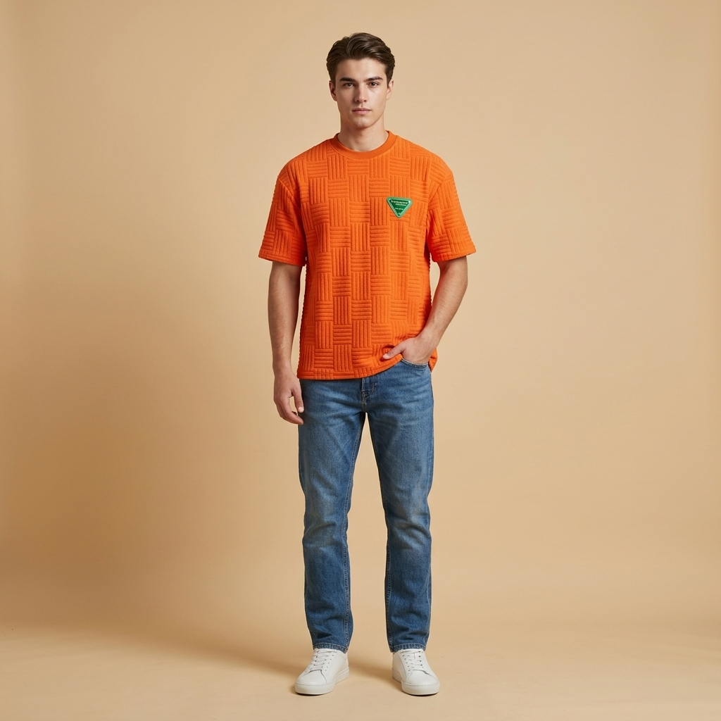 Bottega Veneta Men's Down Shoulder T-Shirt