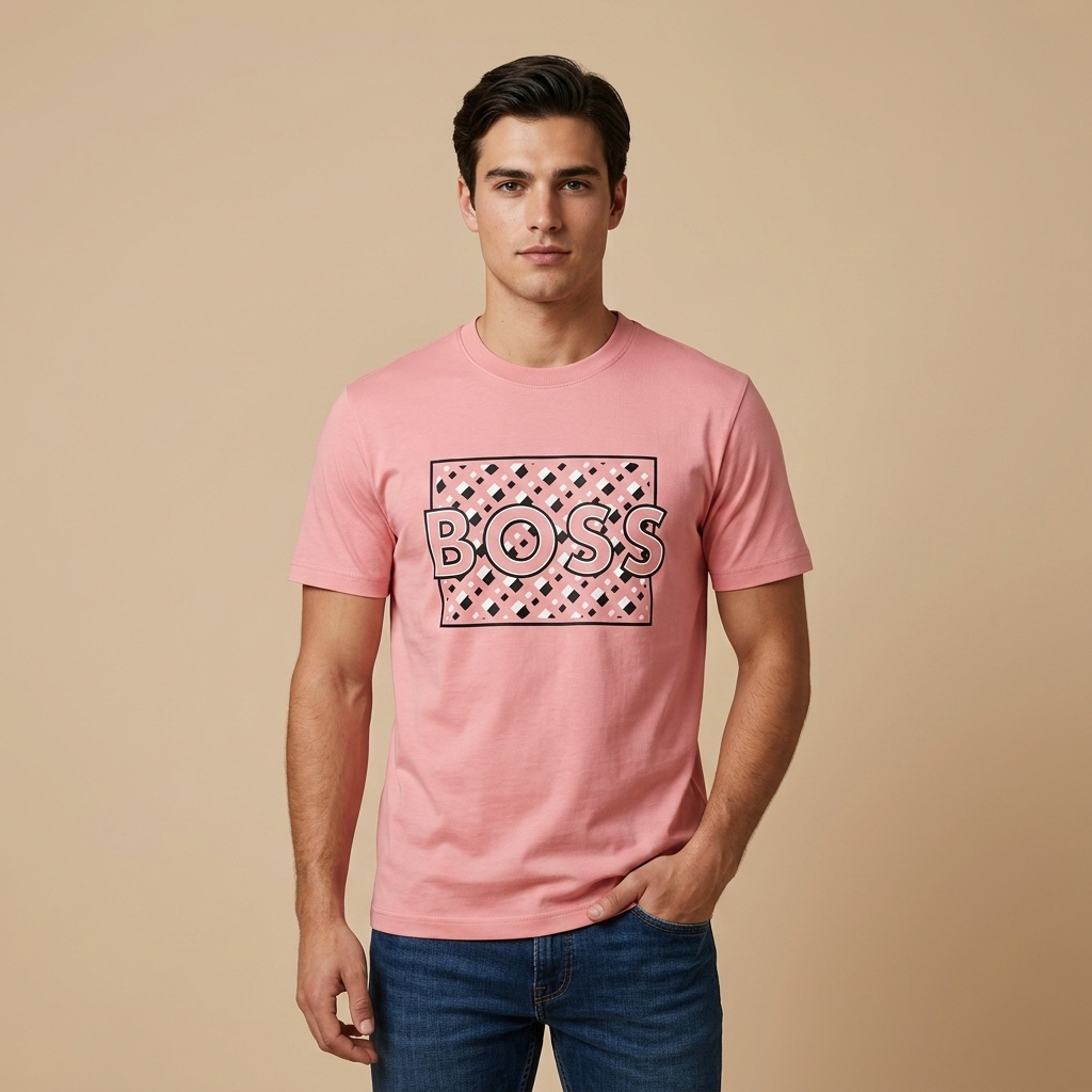 Boss Men's Regular Fit Round Neck T-Shirt
