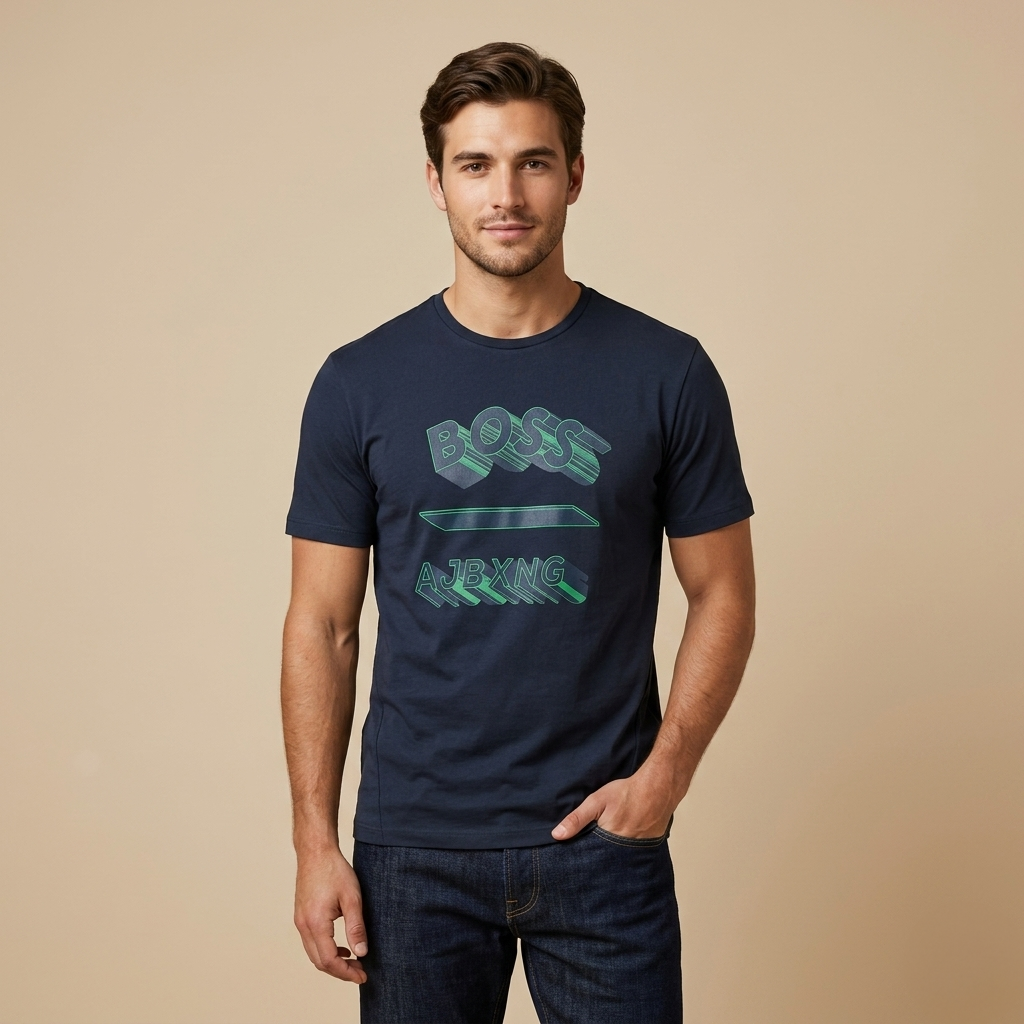 Boss Men's Regular Fit Round Neck T-Shirt
