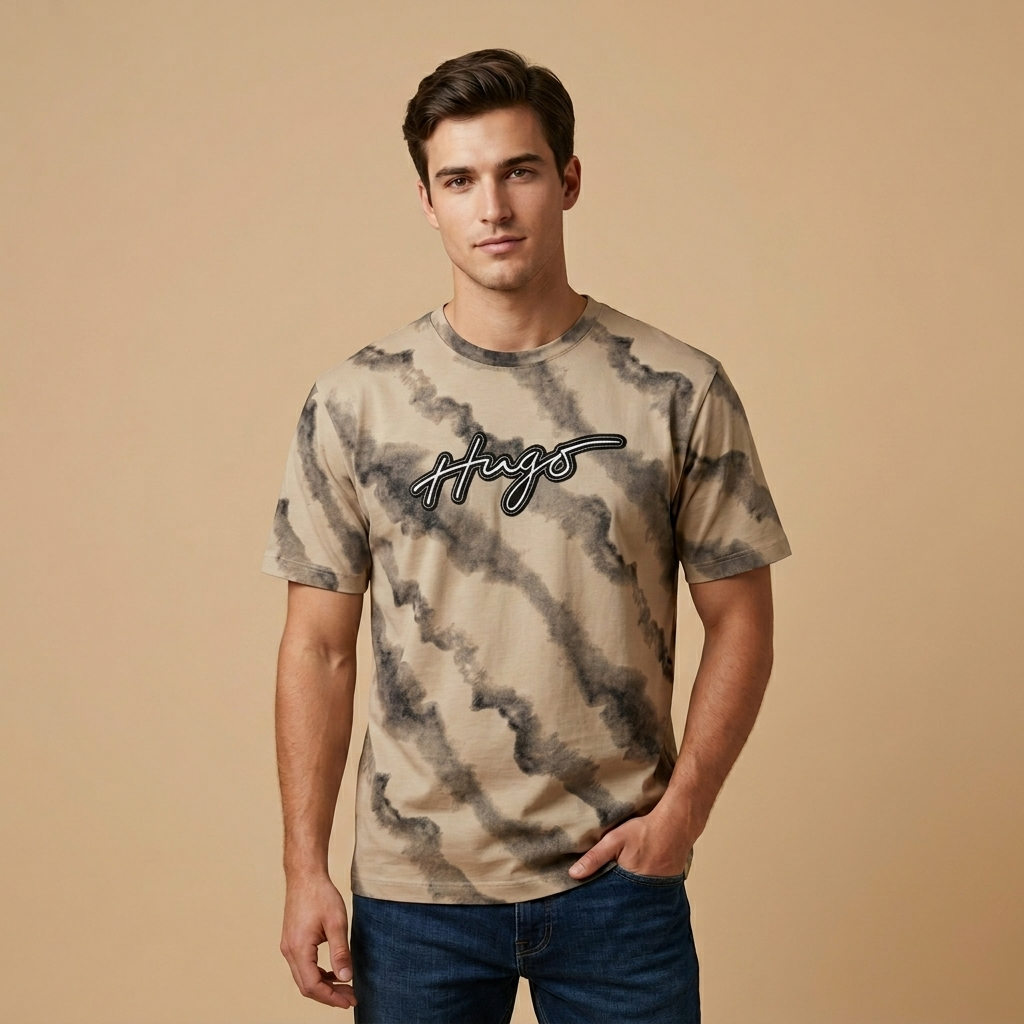 Hugo Men's Regular Fit Round Neck T-Shirt
