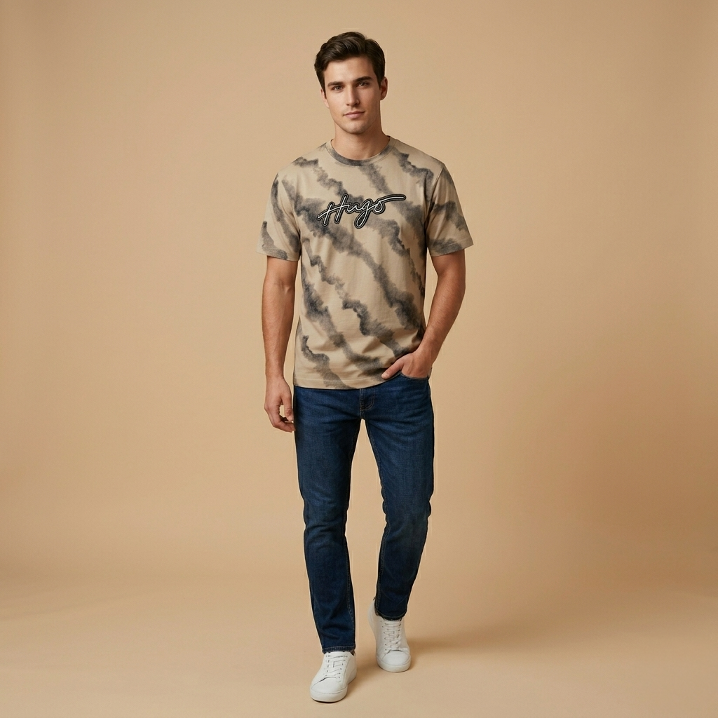 Hugo Men's Regular Fit Round Neck T-Shirt