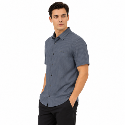 Salvatore Ferragamo Slim Fit Half Shirt