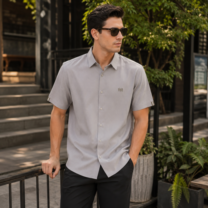 Burberry Slim Fit Half Shirt