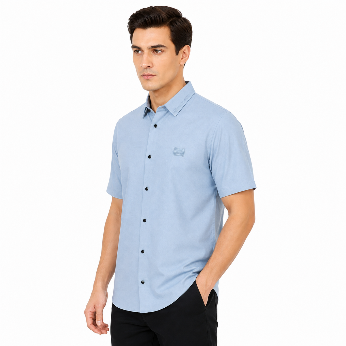 Emporio Armani Slim Fit Half Shirt